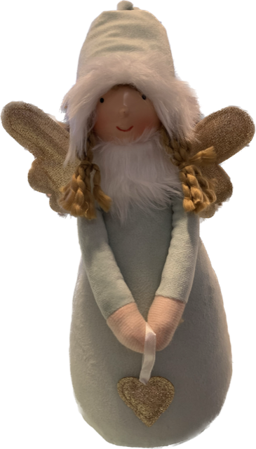 Angel Christmas Velvet Dress and Golden Wings Angel Christmas Velvet Dress and Golden Wings